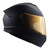 CASCO GHIRA GH-NOVA NEGRO ORO MATE CERRADO MICA DORADA