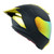 CASCO RODA BEAST NEGRO MATE CERRADO MICA DORADA SVS