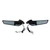 ESPEJO TIPO ALERON LARGO 265MM BASE 2 TORNILLOS LED SET 12V