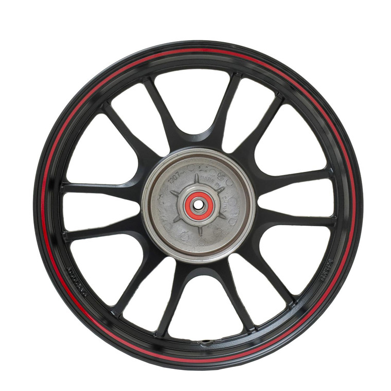 Rin Trasero Filo Rojo Negro Italika Rc 150 (16-19)