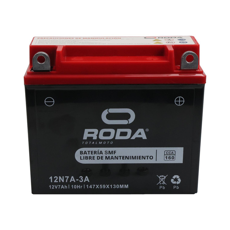 Acumulador Sellado Smf (12N7A-3A) Roda 12V 7A