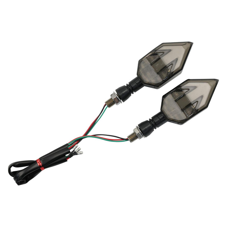 Direccional Del/Tras Mod Zxd-2 Azul Led Set 12V