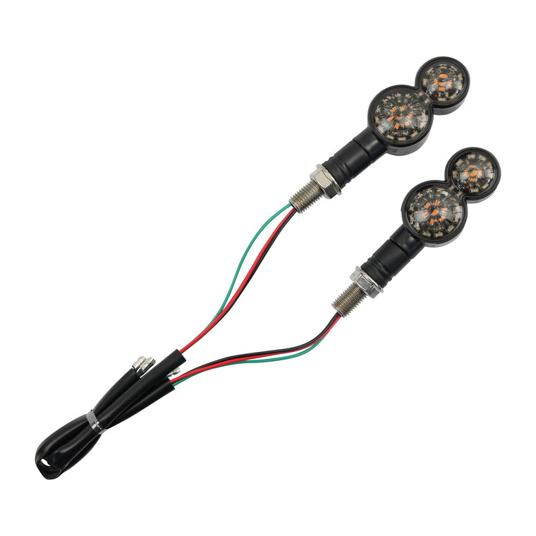 Direccional Del/Tras Mod Zxd-6 Rojo Led Set 12V