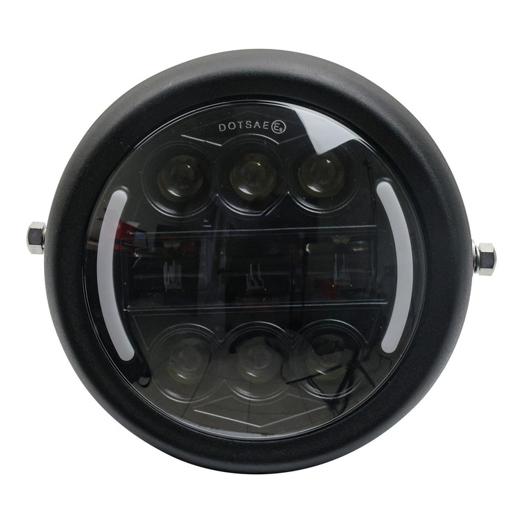 Faro Delantero Led Mod 185 Alta 43W/Baja43W/Luz Aux 6W 12V