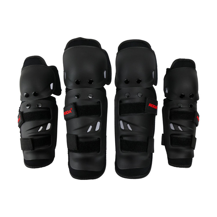 Rodilleras Y Coderas Set Roda Negro Unitalla