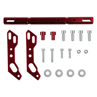 Barra Porta Accesorios Roja Para Manubrio Set