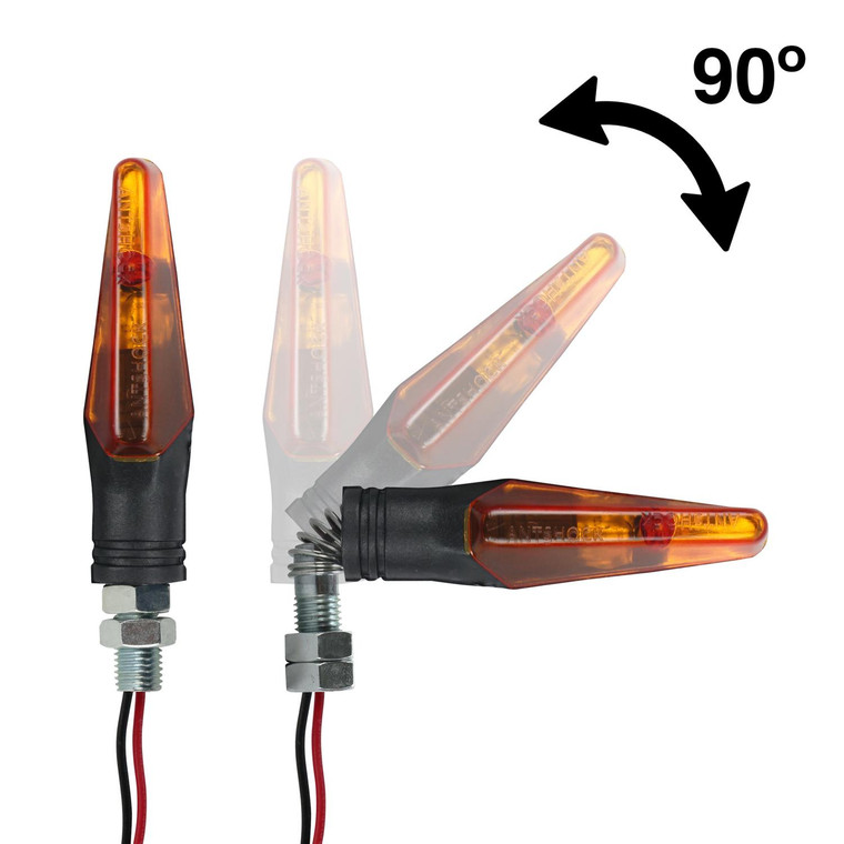 Direccional Universal Set Con Resorte Laser Ambar