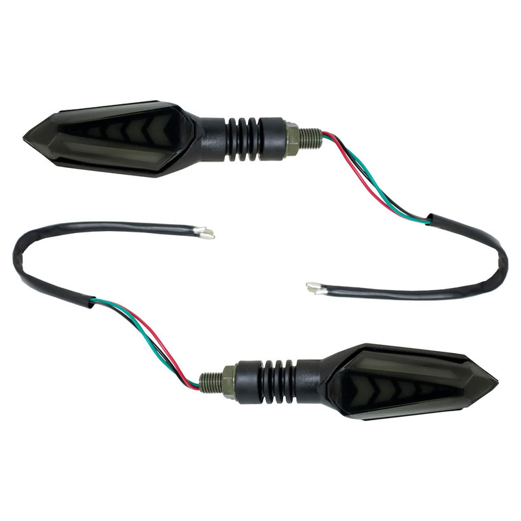 Direccional Avatar Seq Doble Lado C/Cuarto Rojo Led Set 12V