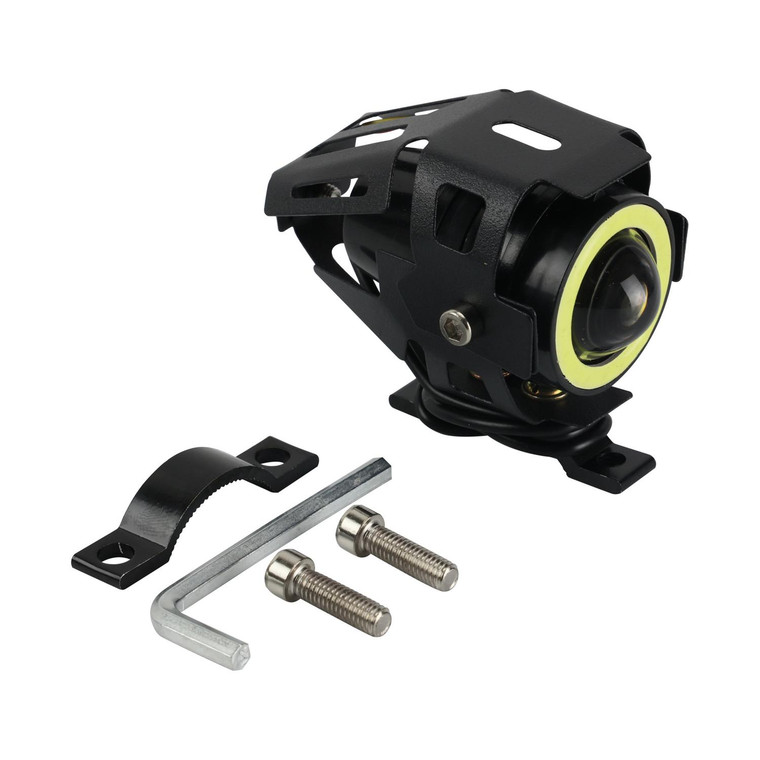 Faro Auxiliar Led Mini C/Proteccion Lupa/Ojo Angel 5W 12V