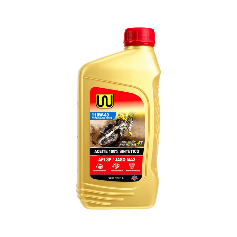 Aceite Wstd Sintetico Ester 4T 10W-40 Jaso Ma2 Sp  1L C/12