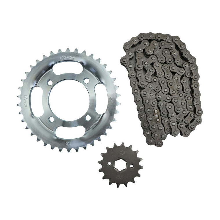 Engrane 38X16 Cadena 428Hx104L Set Vn Lithium 190 (25) Choho