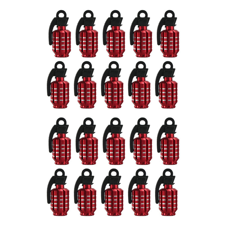 Tapon Llanta Aluminio Rojo Granada