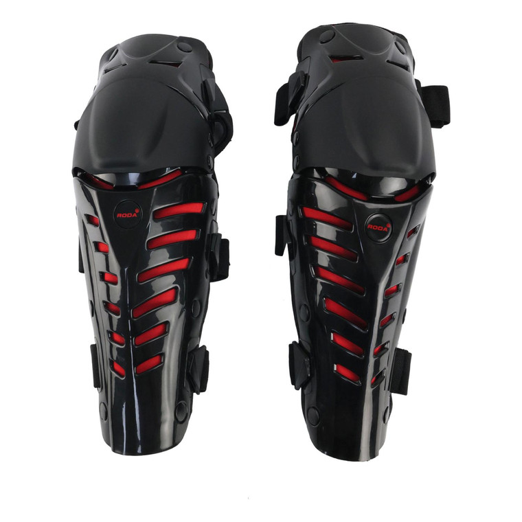 Rodilleras Articuladas Set Roda Negro/Rojo Unitalla