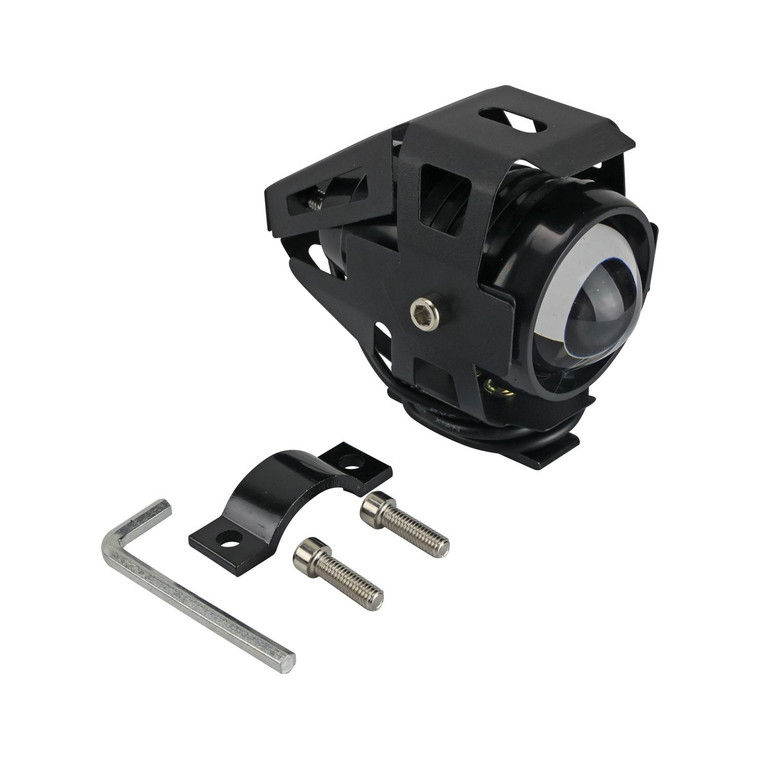 Faro Auxiliar Led Con Proteccion Lupa/Estrobo 5W 12V Lm 500