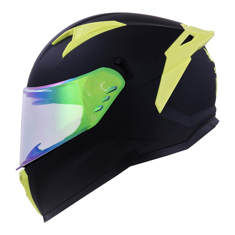 Casco Bkr Hawk Negro Mate MicaTransp Rep Vd Cerr Svs Vd