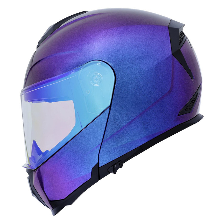 Casco Roda Revenge Pro Azul Galaxy Aba Mica Azul Svs