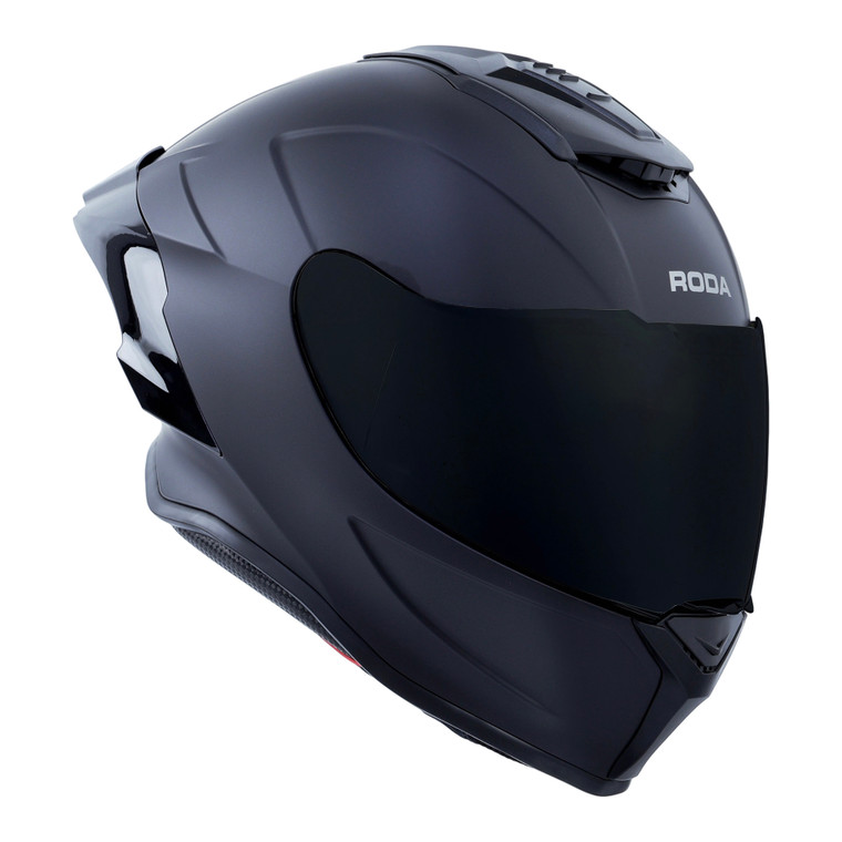 CASCO RODA COURSE SE NEGRO MATE CERRADO MICA HUMO SVS