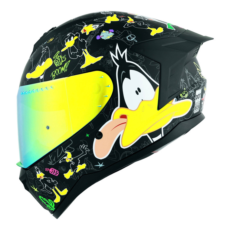 CASCO BKR VALKYRIA NEGRO MATE MAD LUCAS MICA NARANJA CER