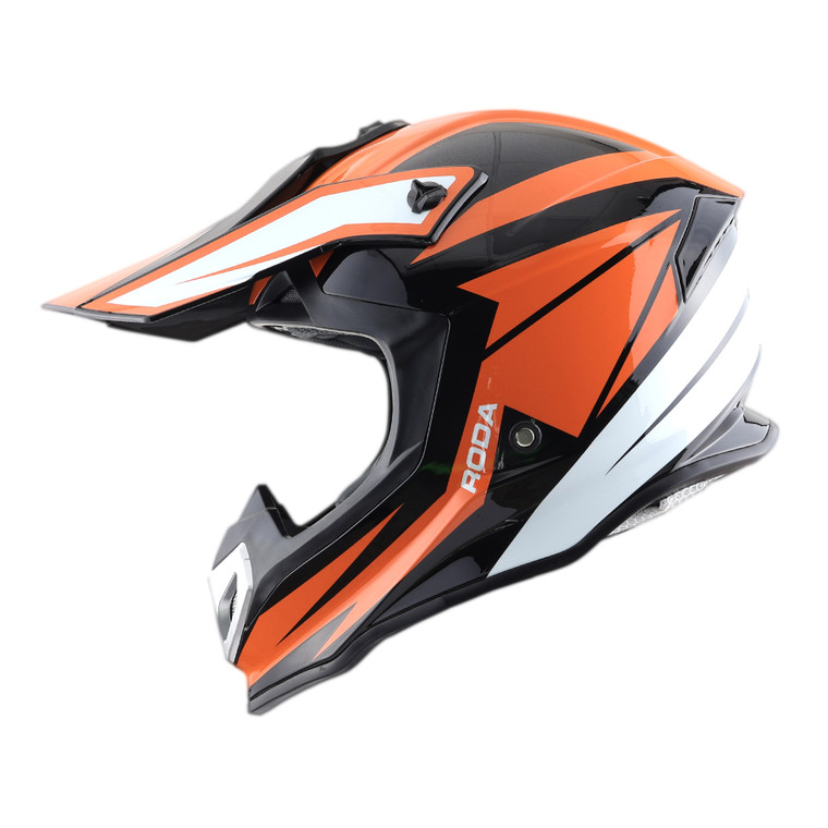 CASCO RODA TORNADO NARANJA RX1 CROSS