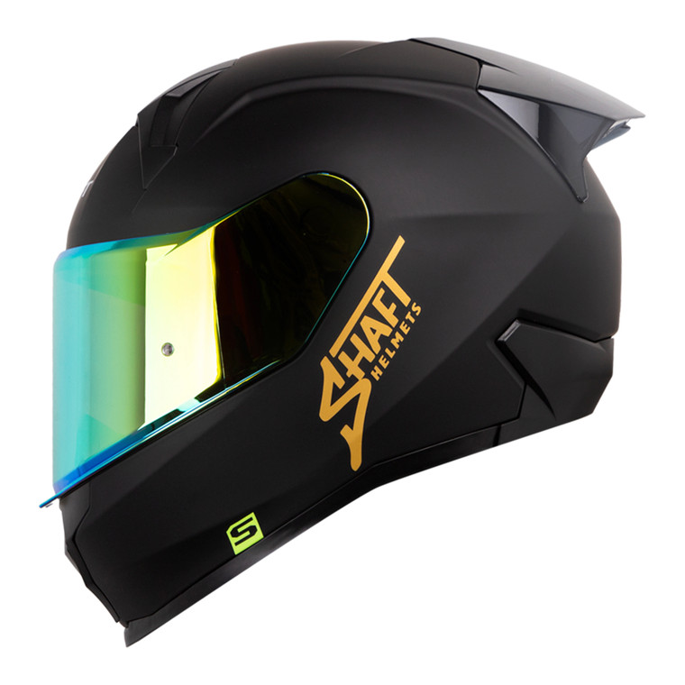 CASCO SHAFT SH560 NEGRO ORO MATE MICA TRANSP REP ORO CERR