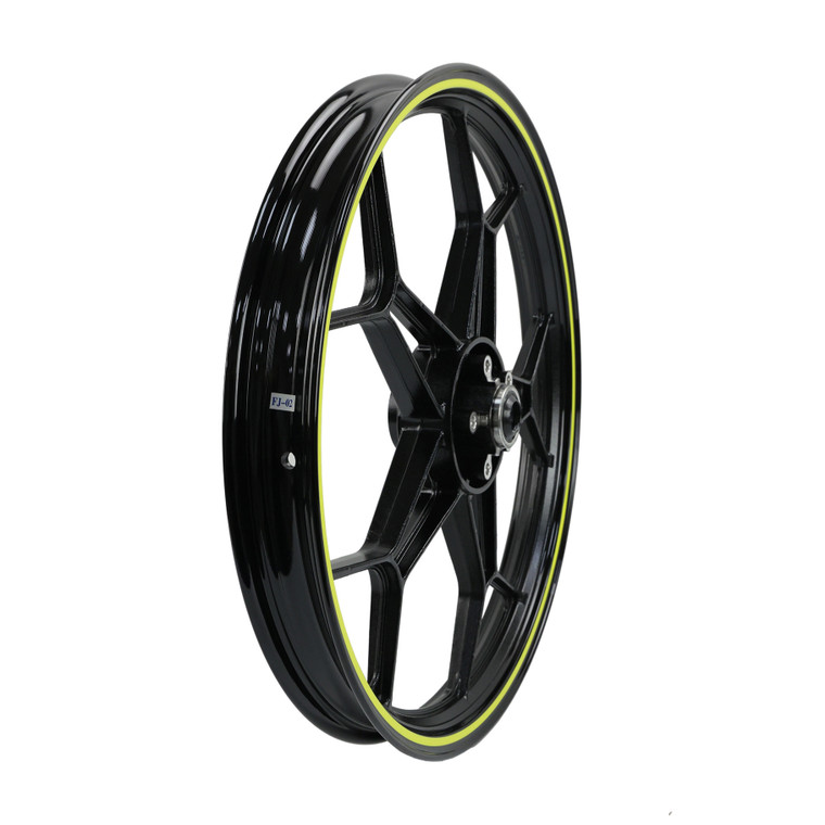 RIN DEL NEGRO FILO AMARILLO 1.60X18 ITALIKA FT 150 GTS (25)