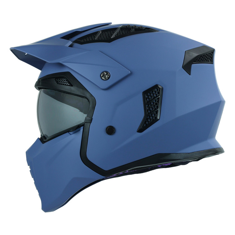 CASCO BKR PHANTOM AZUL MATE MODULAR SVS