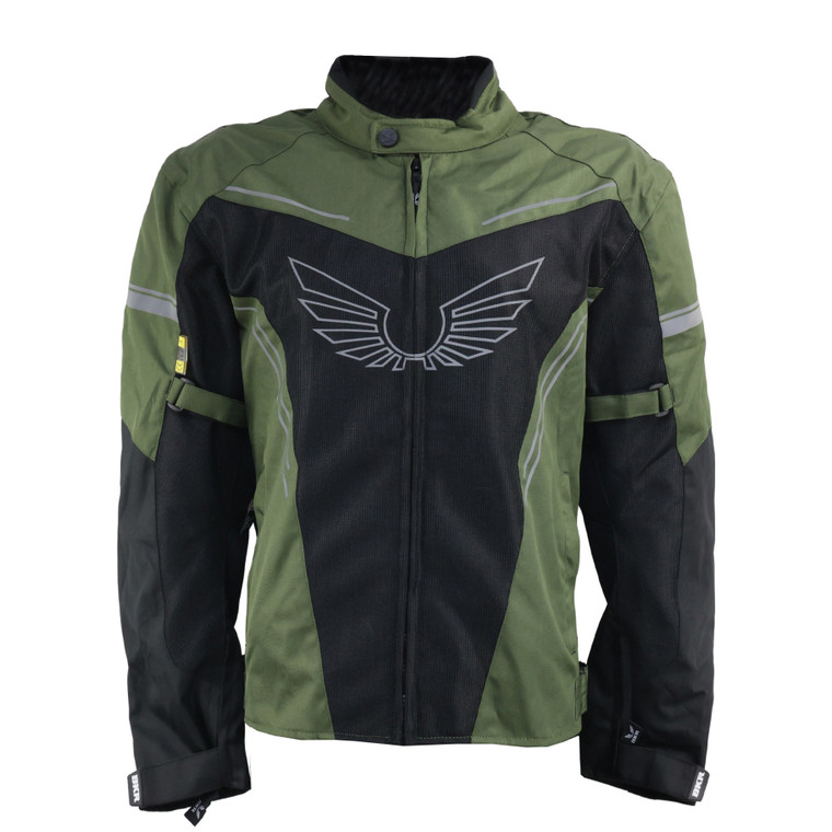 CHAMARRA SHIELD NEGRO VERDE BKR