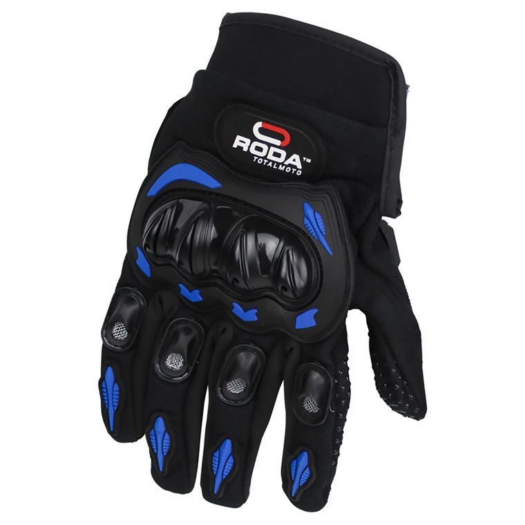 GUANTES RODA CON LIMPIA MICA TOUCHSCREEN AZUL