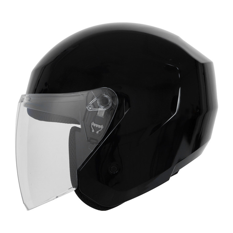 CASCO MARCA GHIRA RAPTOR NEGRO LOGO GRIS L ABIERTO