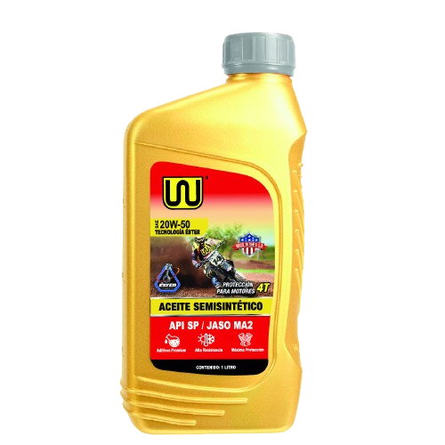 Aceite WSTD Semi-Sintético Éster 4T 20W-50 JASO MA2 SP