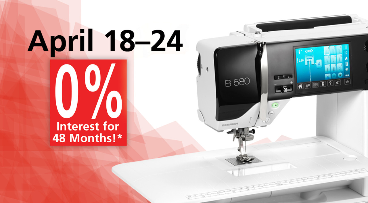 Feeling Taxed? Feel Better with a new Bernina!