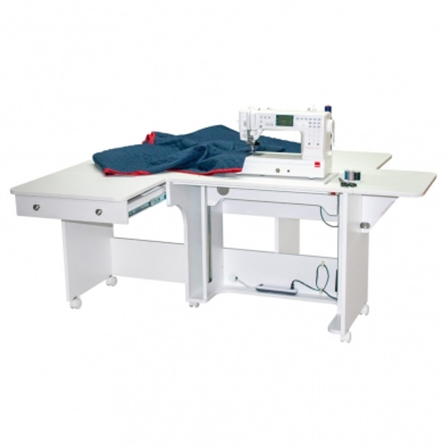 Horn Elite Model 5280 Super Quilter's Dream Plus Electric Lift Sewing and Quilting Machine Cabinet