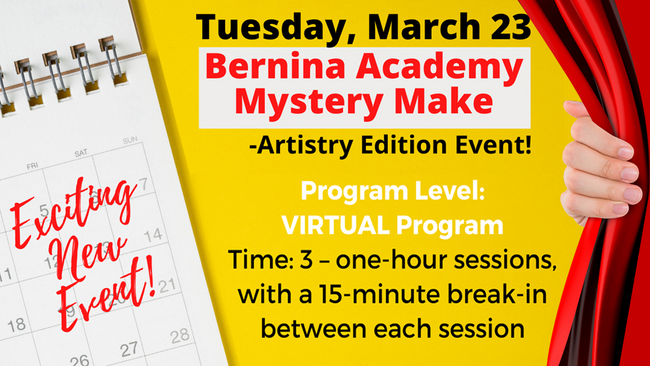 Quilt Quarters To Host Virtual Bernina Academy Mystery Make