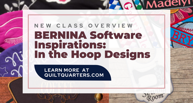 BERNINA Software Inspirations: In the Hoop Designs