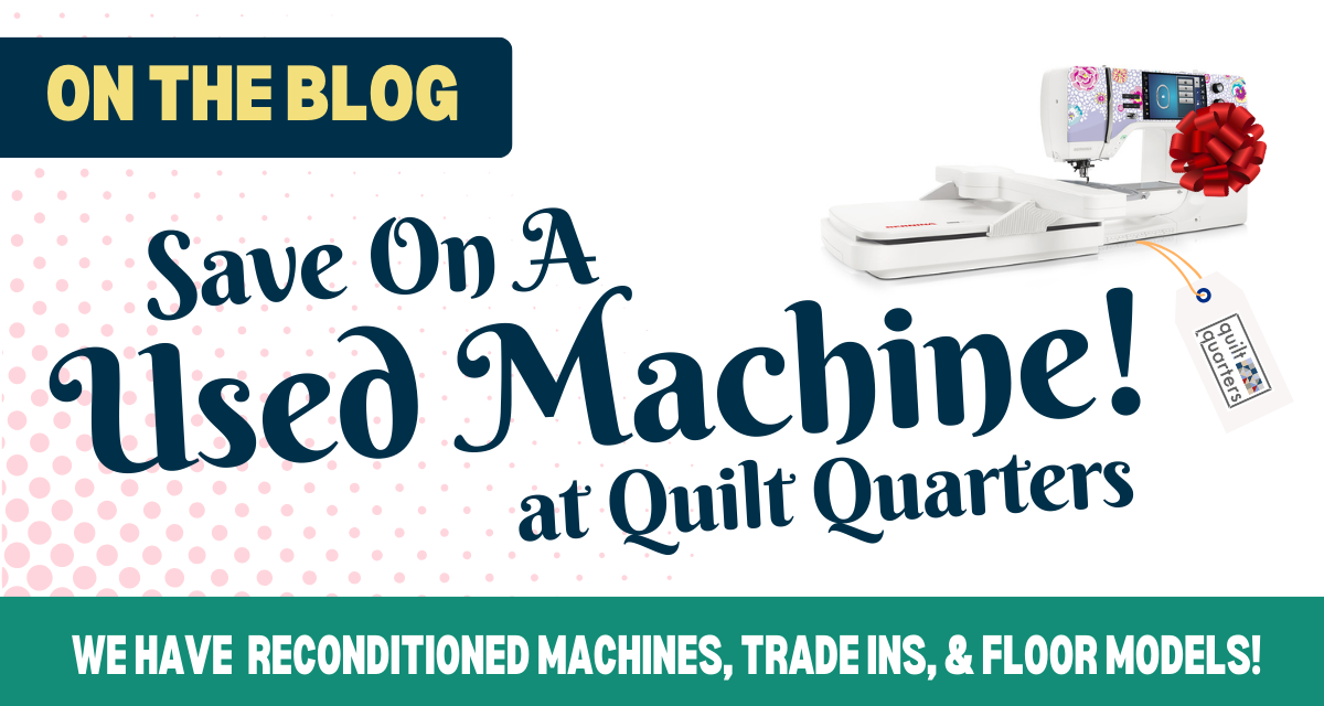 Reconditioned Brother Six-Needle PR-620 Embroidery Machine - Quilt Quarters