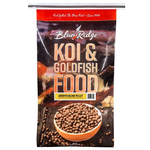 Blue Ridge Floating Growth Blend Fish Food, 25 lbs.