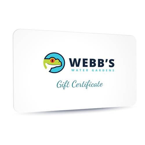 Aquascape Gift Certificate $25.00