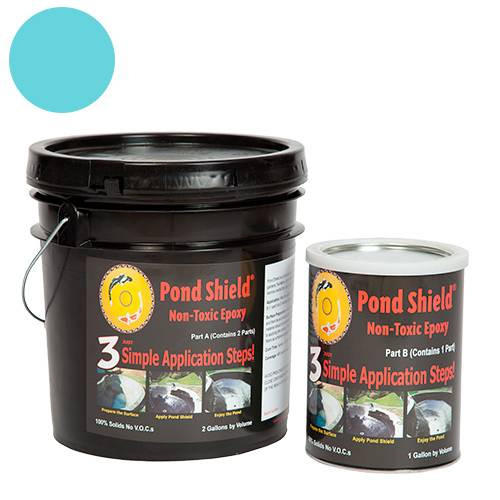 Pond Armor Sky Blue Pond Shield Non-Toxic Epoxy, 3 Gallons Kit