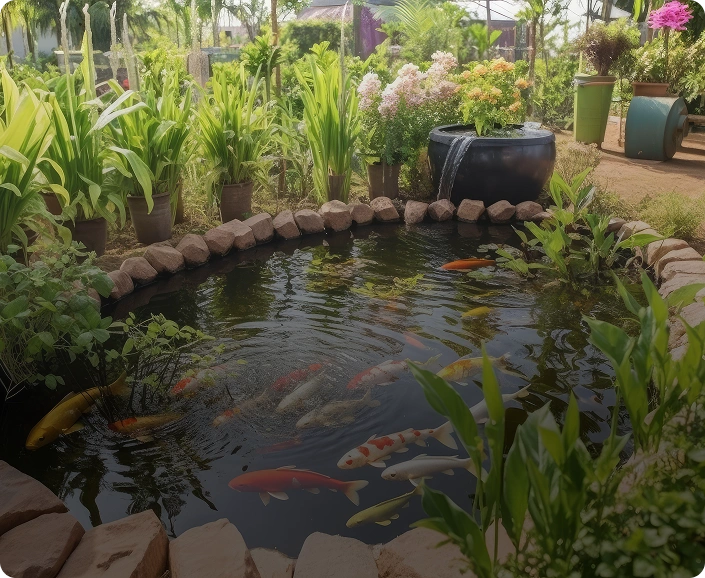 Feeding fish and seasonal care
