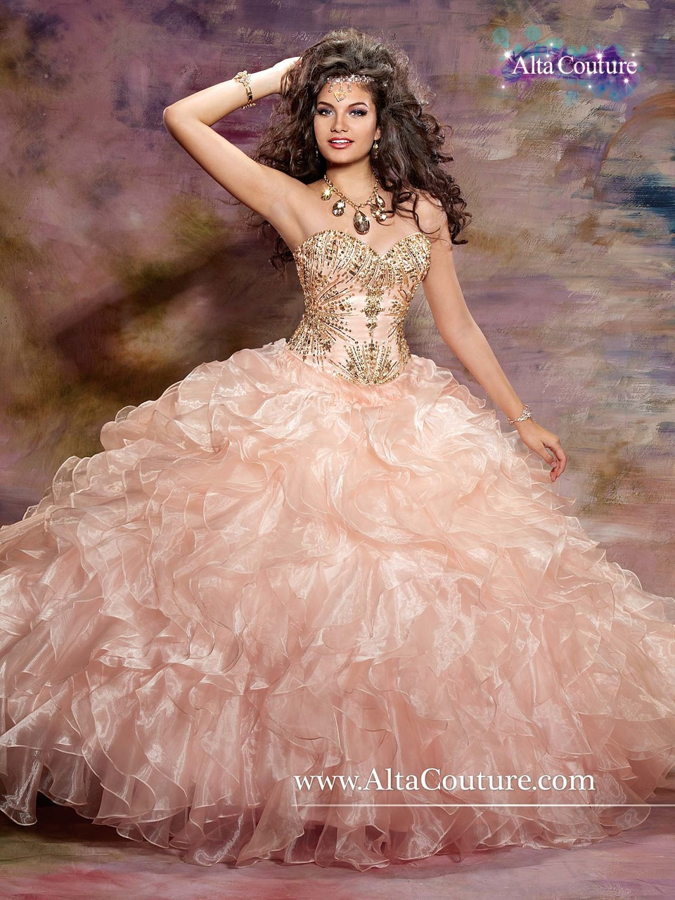 Discount Alta Couture by Mary's Quinceanera Dress 4T116 on SALE