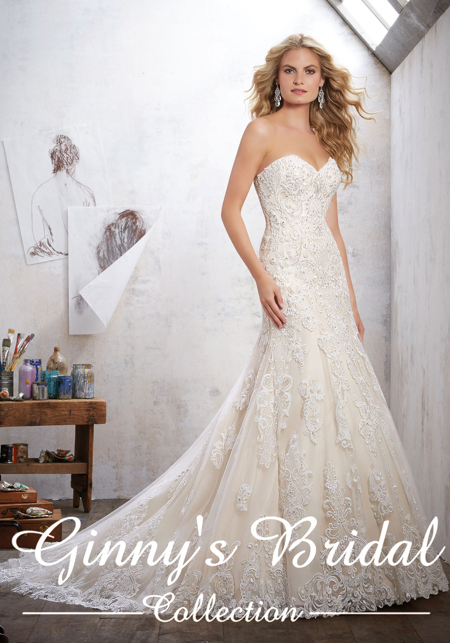 Mori Lee Bridal Wedding Dress Style Mackinley | 8102, Buy Authentic Mori Lee  Online | Ginnys Bridal Collection