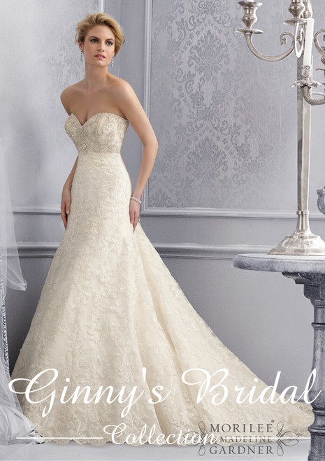 Mori Lee by Madeline Gardner Wedding Dress 2691 on SALE, Up to 80% OFF