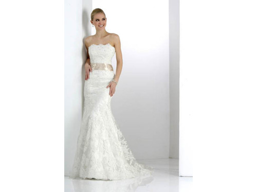 Impression Bridal Couture Wedding Dress 12568 Ivory Size 12 on Sale