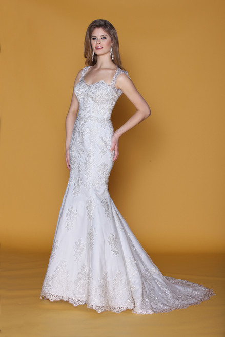 Impression Bridal Couture Wedding Dress 12736 Ivory Size 12 on Sale