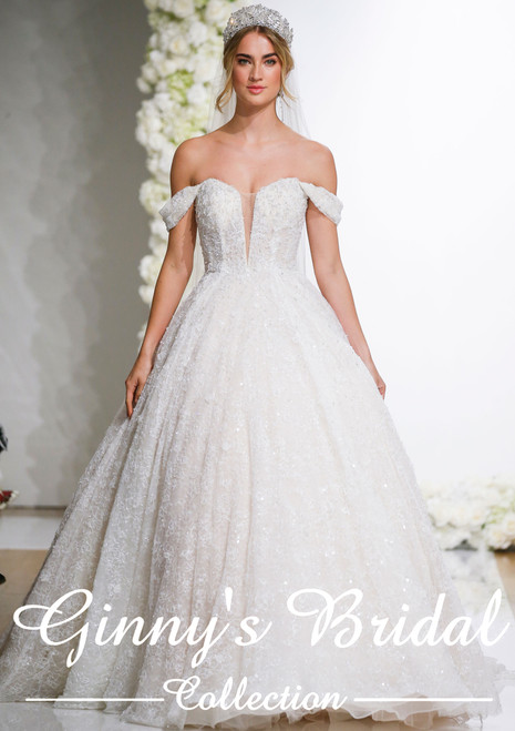 Mori Lee Bridal Wedding Dress Loucette Style 8296 on Sale