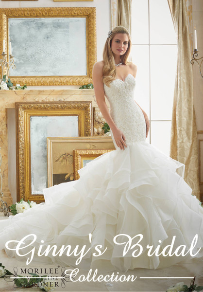 Morilee Bridal Wedding Dress Style 2879 Ivory Size 18 on Sale