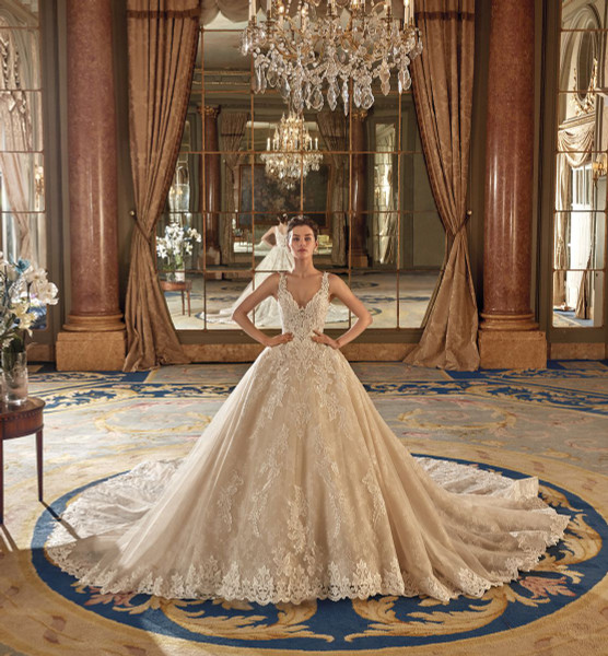 Platinum by Demetrios Bridal Wedding Dress Style DP428 Camila on Sale
