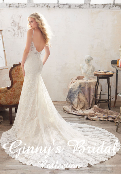 Morilee Bridal Wedding Dress Style Malia/8112 Ivory/Light Gold Size 12 on Sale