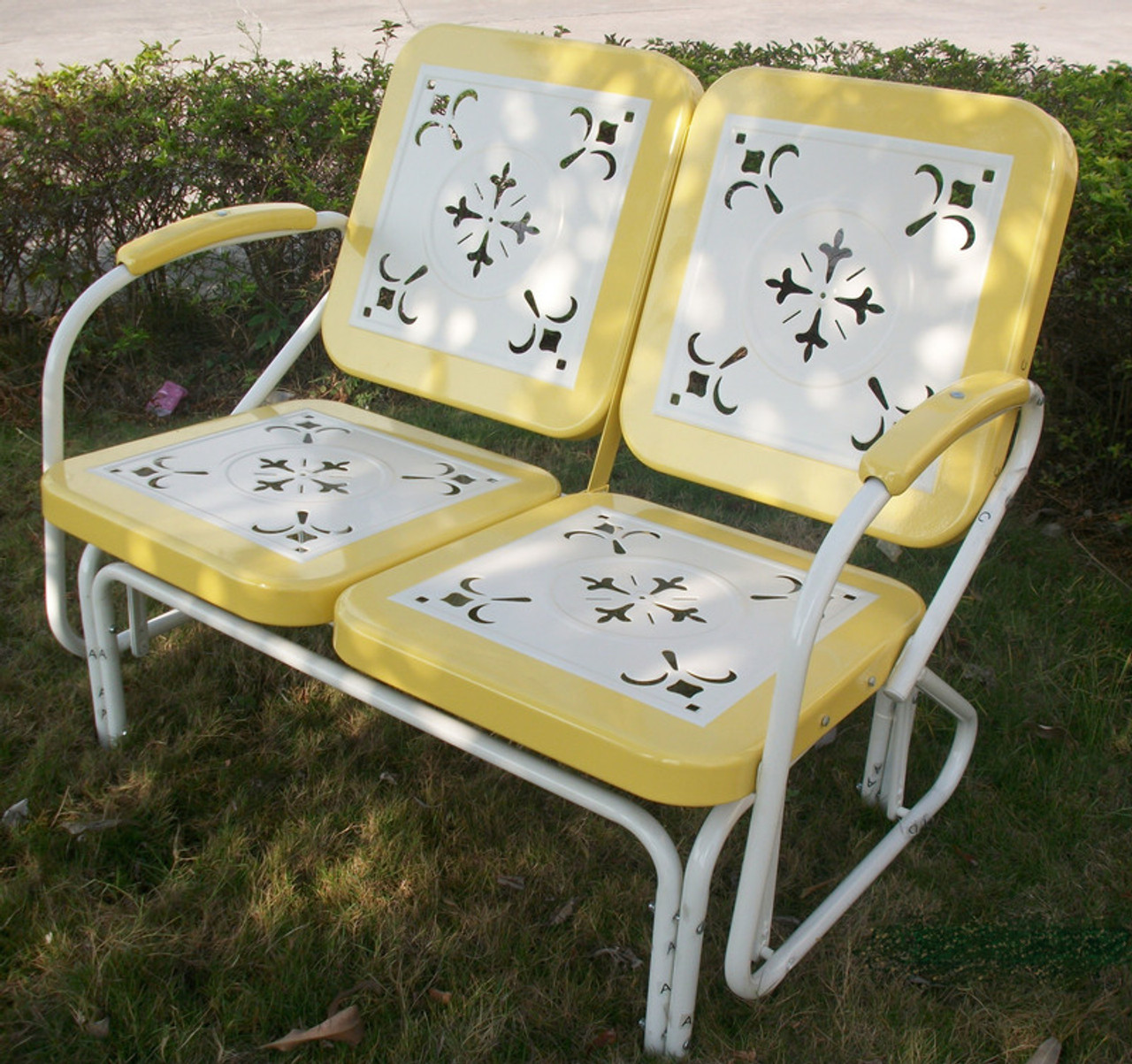 iron cast patio set