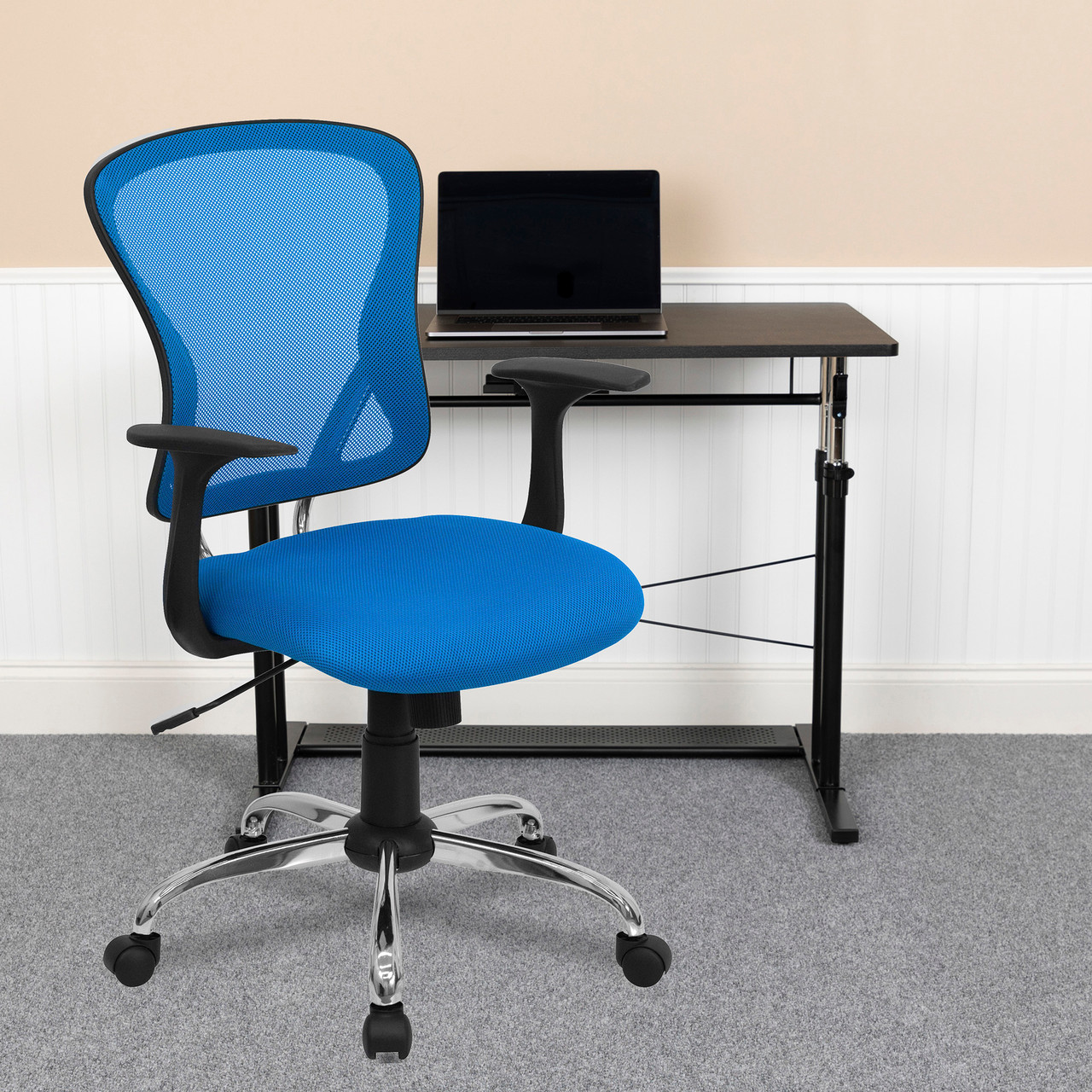 The Sagle Mid-Back Blue Mesh Swivel Task Office Chair at Furniture Express  Hawaii- Hawaii's largest online source for Furniture! All items ship to the  Hawaiian Islands. Free Shipping to Hawaii. Serving Honolulu,